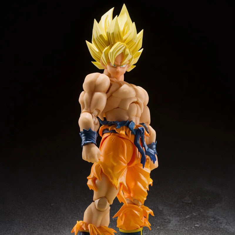 17cm Dragon Ball Z SHF Son Goku Action Figure – Movable PVC Super Saiyan Kakarotto Collectible Toy