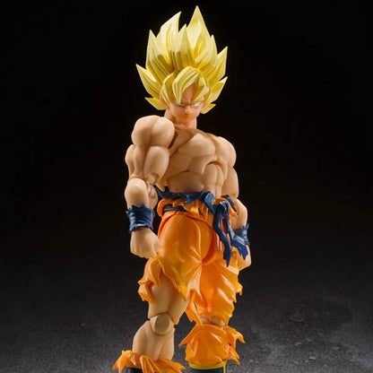 17cm Dragon Ball Z SHF Son Goku Action Figure – Movable PVC Super Saiyan Kakarotto Collectible Toy