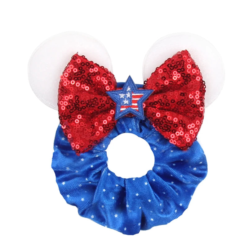 Velvet Mouse Scrunchies - Cute Elastic Ponytail Holders & Hair Accessories for Girls