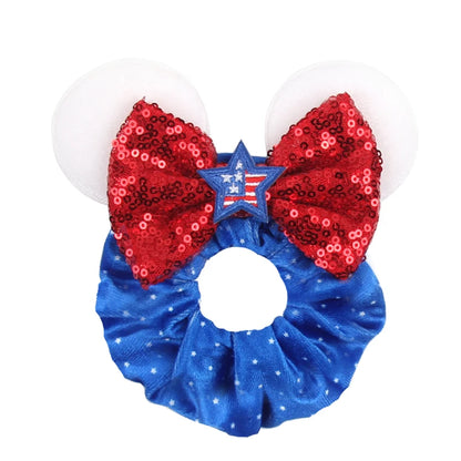 Velvet Mouse Scrunchies - Cute Elastic Ponytail Holders & Hair Accessories for Girls