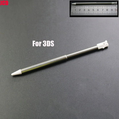 White Plastic Telescopic Stylus Pen — Touch Screen Stylus for 2DS/3DS/New 2DS LL XL/New 3DS XL/NDSL/NDSi/NDS