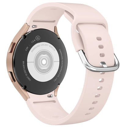 Samsung Galaxy Watch Soft Silicone Strap - Replacement Band for Watch FE/7/6/5/4, Watch 5 Pro and Watch 6 Classic 40mm–47mm
