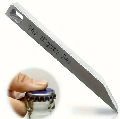 Heavy Duty Stainless Steel Pocket Knife Keychain – EDC Multitool with Bottle Opener for Everyday Carry