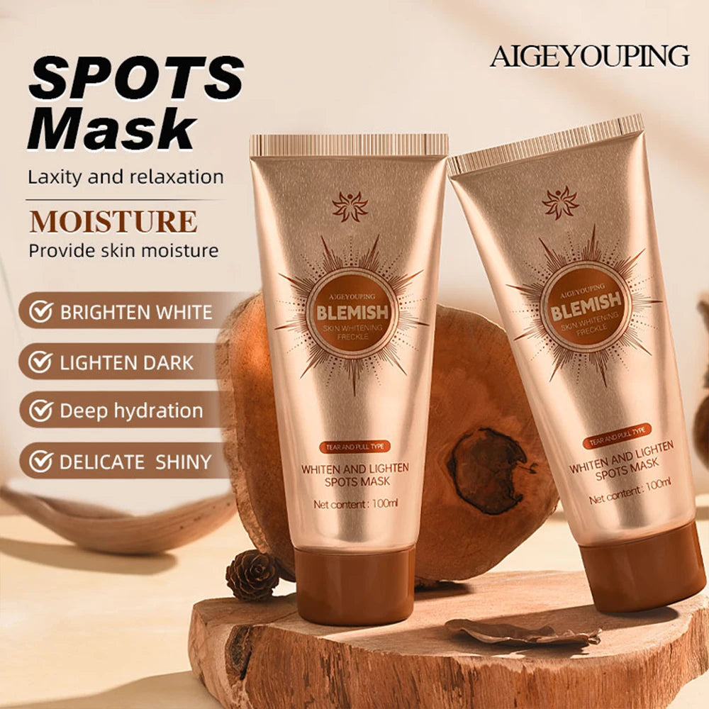 Whitening & Spot-Lightening Peel-Off Facial Mask – Anti-Blemish, Freckle Correcting, Pore-Cleansing & Brightening Moisturizing Mask