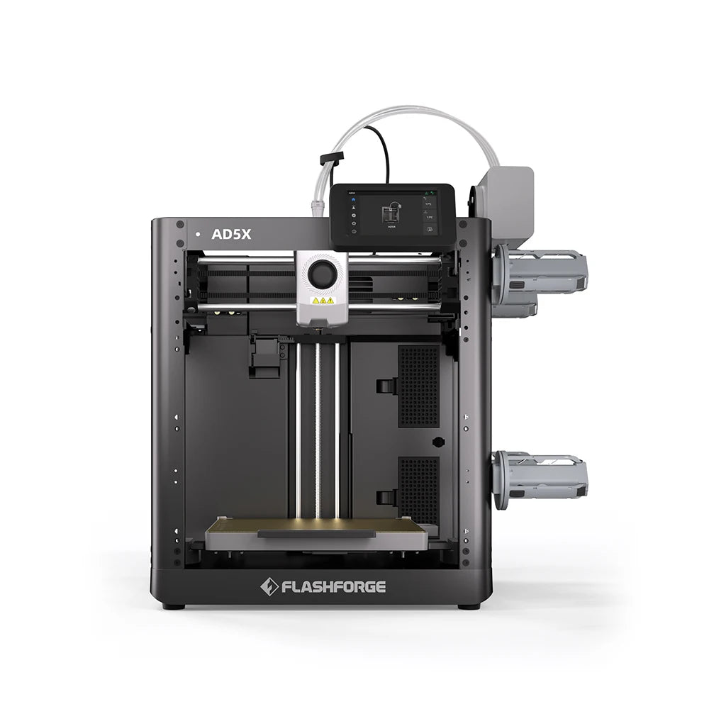FLASHFORGE AD5X 3D Printer - Multi-Color Printing with Intelligent Filament System, Auto Leveling & Group Control