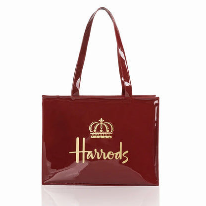 Simple Stylish PVC Reusable Shopping Bag – Luxury Eco-Friendly Waterproof Tote for Summer Beach