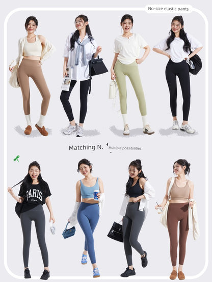 Maxrun Plus Size High Waist Workout Pants – Hip Lifting and Belly Control Fitness Leggings