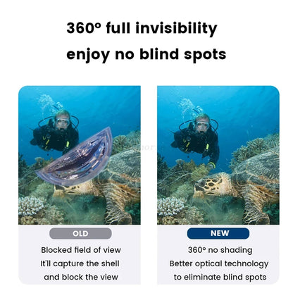 Invisible Dive Case for Insta360 X3 – Waterproof 50M Diving Protector Shell for Insta360 X3 Accessories (2023)