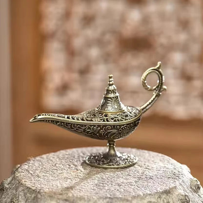 Antique Style Metal Lamp Incense Burner – Scented & Unscented Candle Holder for Home Decor & Gifts