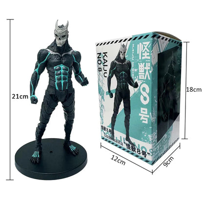 In Stock 1-4PCS Kaiju No. 8 Anime Figures — Kafka Hibino & Mina Ashiro PVC Action Dolls Toy Model Gifts for Kids