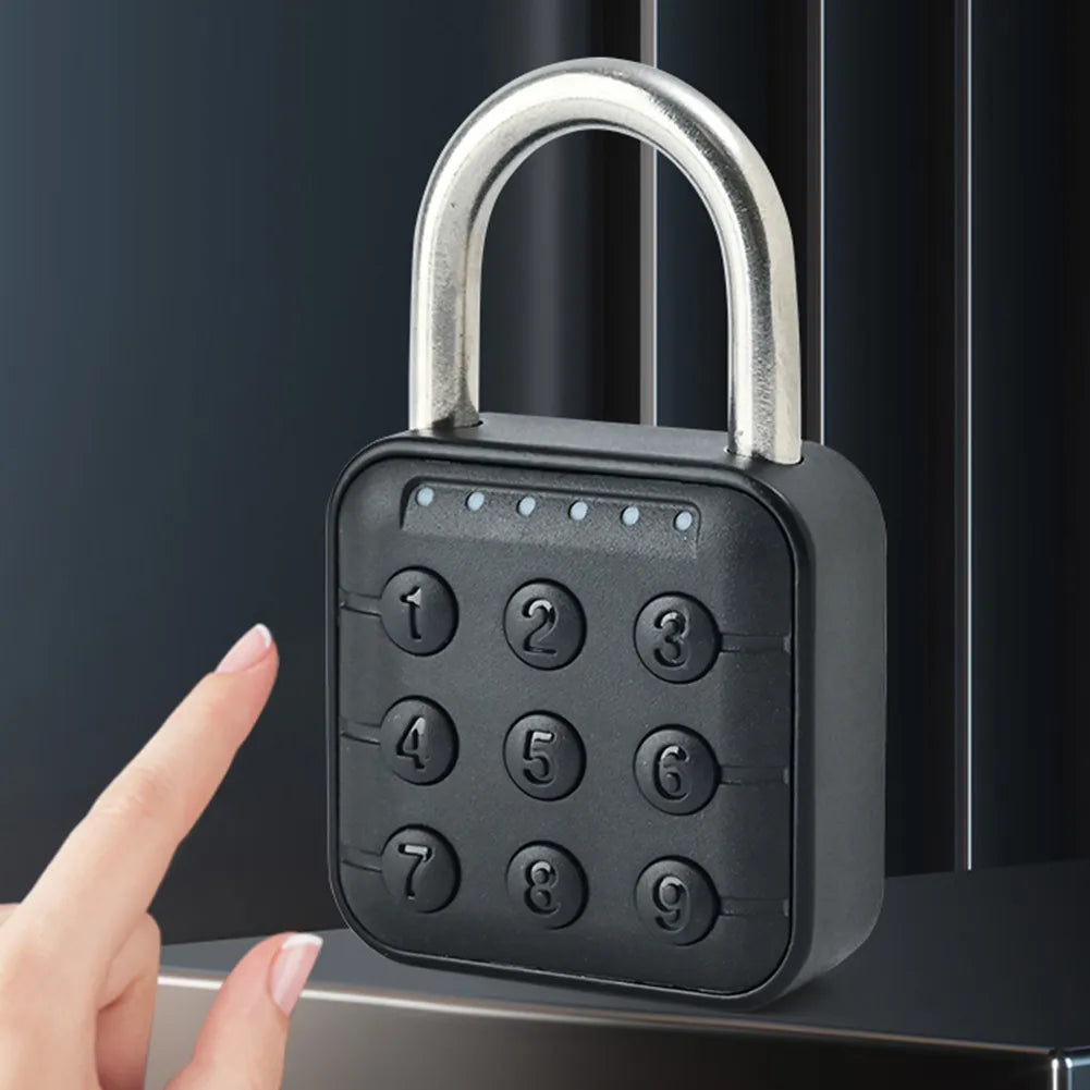 Smart Biometric Fingerprint Door Lock - Keyless Anti-Theft Padlock for Quick Unlock and Home Security