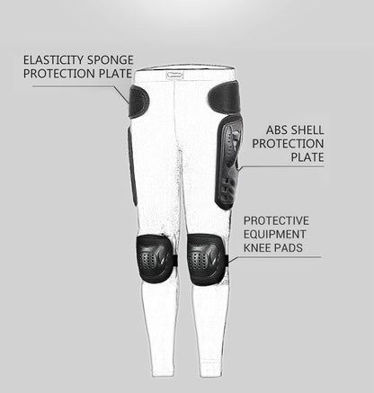 5XL Men's Motorcycle Jacket – Full Body Armor Protection for Motocross, Enduro Racing, Moto Gear & Protective Clothing