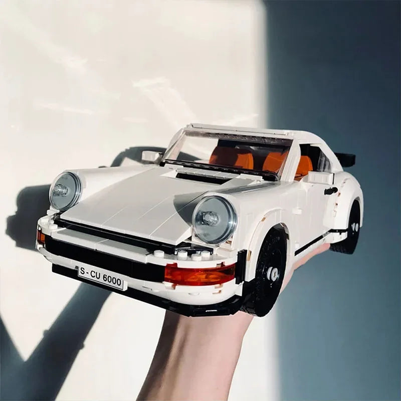 1458PCS Technical Retro Car Model 10295 – 2 in 1 Race Classic Building Blocks Set for Adults & Teens, Christmas Gift Toy