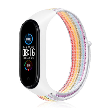 Nylon Loop Strap for Xiaomi Mi Band - Adjustable Sport Wristband Bracelet for Mi Band 3 4 5 6 7 8