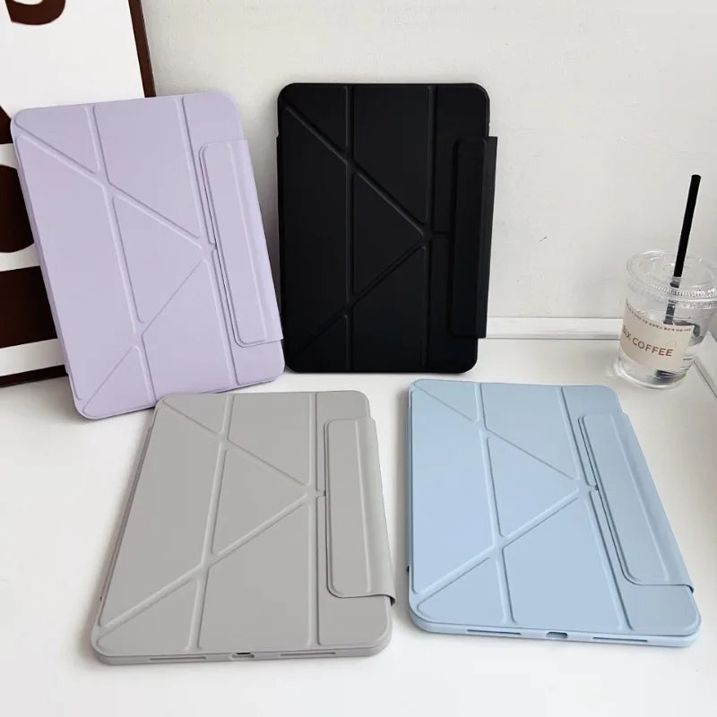 Magnetic Removable Case for iPad Air & Pro (11", 12.9", 9.7", 10.2") – Compatible with iPad 6th-10th Gen