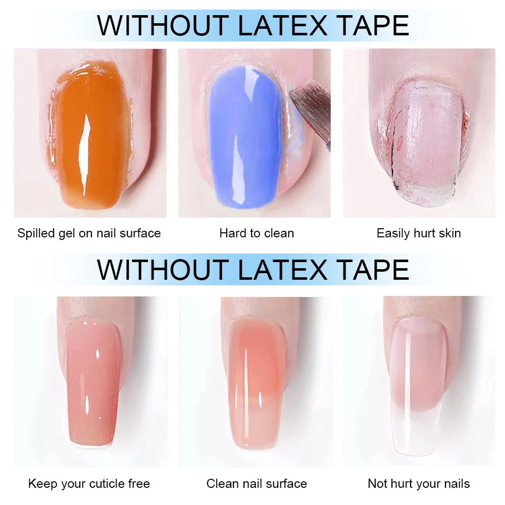 15ml Nail Peel-Off Liquid Latex Tape – Cuticle Guard & Nail Edge Protector for Manicure