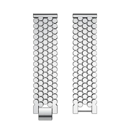 22mm/20mm Stainless Steel Strap for Samsung Galaxy Watch 3, Gear S3, Active 2 & Huawei/Amazfit Watch Bracelet