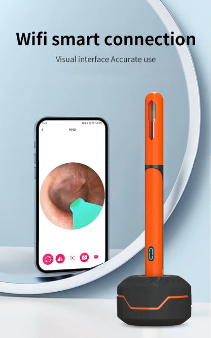 Ear Cleaner with Camera Set – HD Otoscope, USB-C Charging Endoscope, Wax Removal Tool & Earpick, NK3 Pro Ear Cleaning Set