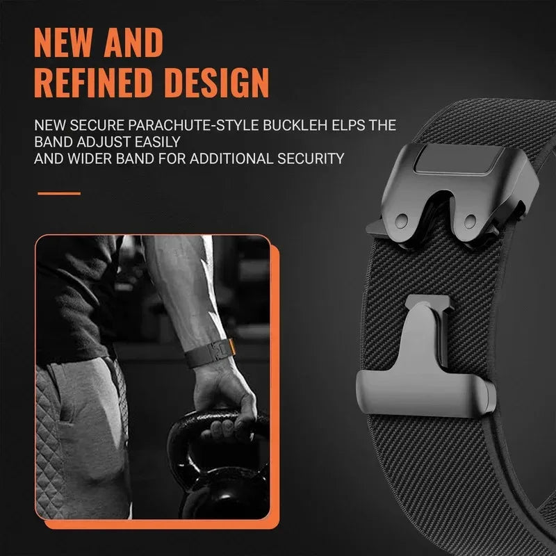 Nylon Quick Fit Watch Strap - 20mm 22mm 26mm Replacement Band for Garmin Fenix, Tactix & Instinct Series