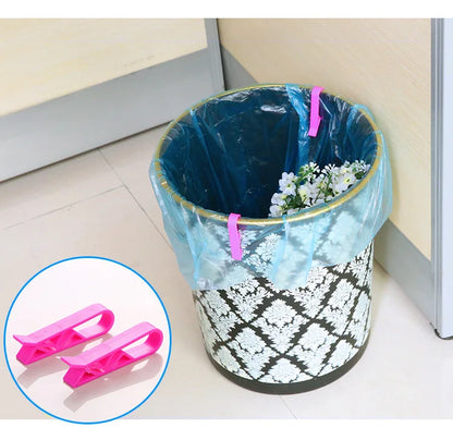 Creative Household Trash Can Clips - Garbage Bag Locks for Secure Storage and Organization (2/4PCS)