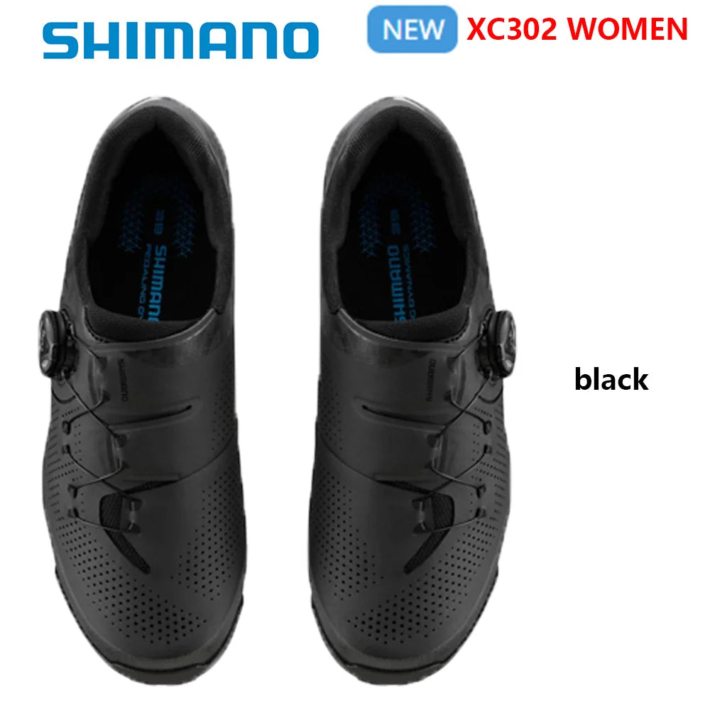 Shimano SH-XC300 Mountain Bike Cycling Shoes - XC3 XC300 XC302 Self-Locking Shoes with Fiberglass Sole