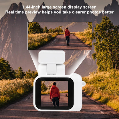 Y4000 Mini HD 1080p Camera with Screen — Portable Retro Compact Video Recorder with Flash Lamp & Battery Dock