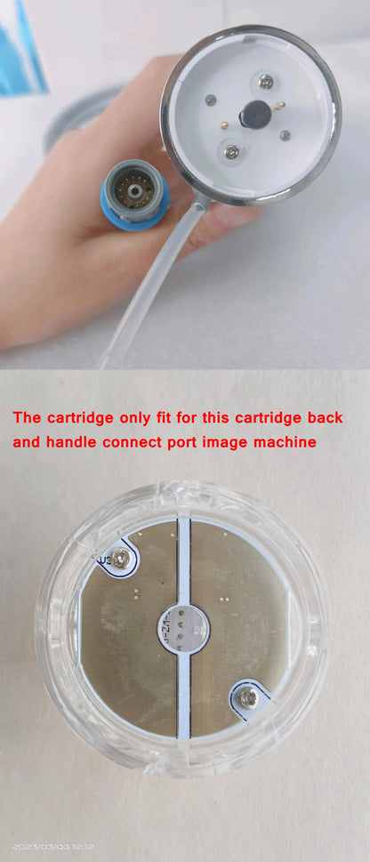 Disposable Green Insulated Cartridge Consumables, Gold-Plated 10/25/64 Pins Nano Cartridges, Accessory for RF Treatments