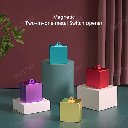 3-in-1 Mechanical Keyboard Switch Opener — Aluminum Alloy Magnetic Tool for TTC, Cherry MX, Gateron, Kailh, Outemu Switches