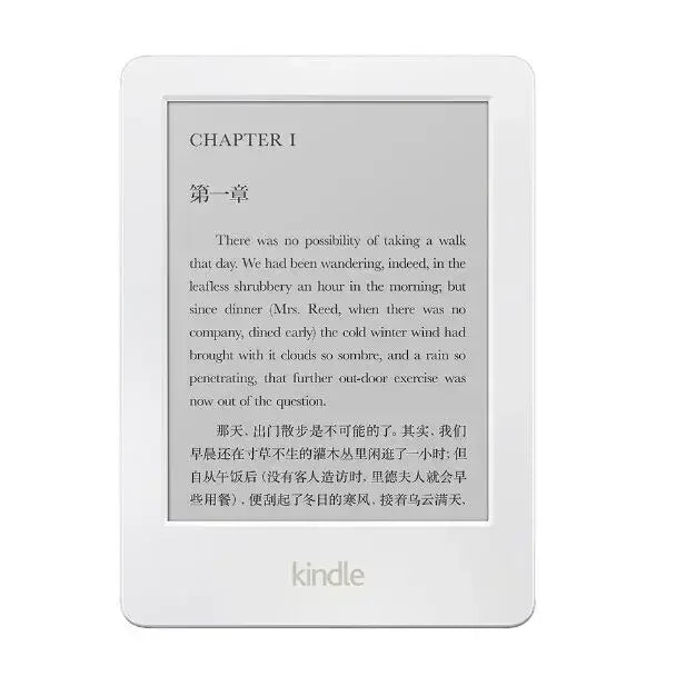 Original Kindle 6th & 8th Gen E-Book Reader, 6-Inch E-Ink Touchscreen, WiFi, No Light, Better Than Kobo E-Reader
