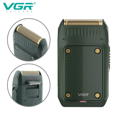 VGR V-353 Electric Shaver – Professional Rechargeable Razor & Portable Beard Trimmer for Men