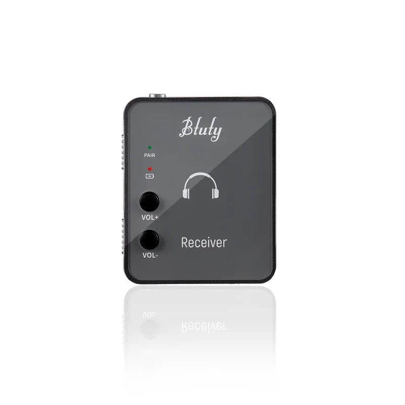 Btuty 2.4GHz Wireless Earphone Monitor System – Rechargeable Transmitter & Receiver with Lossless Digital Transmission