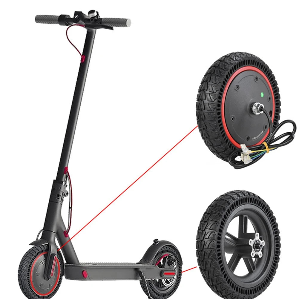 A32Z 8.5x2 Inch Replacement Motor Wheel for Xiaomi M365 Pro Electric Scooter – Scooter Driving Wheel Accessory