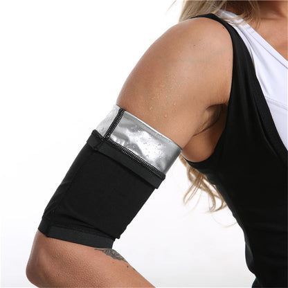 Women's Sauna Arm Sleeves - Sweat Slimming Arm Covers for Yoga, Running & Exercise