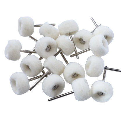1-10pcs Mini 3mm Felt Polishing Brush – Sanding & Grinding Heads for Dremel Rotary Tool Jade Buffing