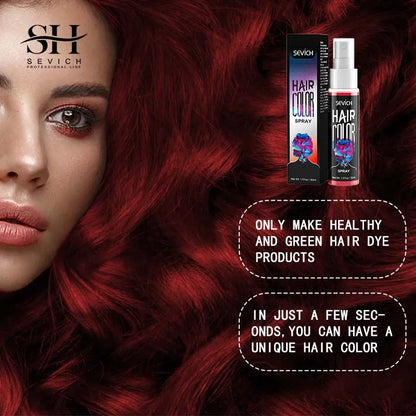 Temporary Hair Color Spray - Washable Instant Hair Dye for Multi-Color Salon Styling, Parties & DIY Looks