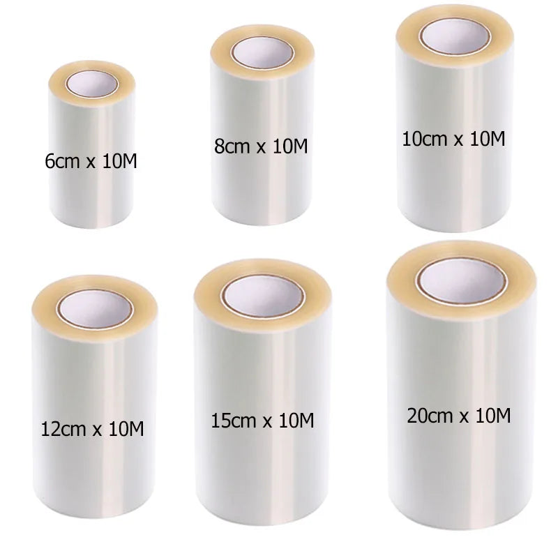 10M Acetate Roll Cake Collar: Transparent Mousse Surround Film - Perfect for Chocolate Mousse Cake Decoration, Various Sizes Available