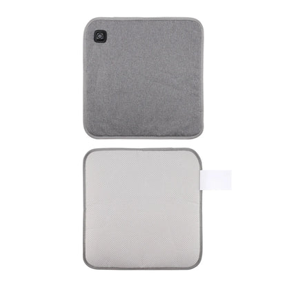Electric Heated Seat Cushion 43x43cm / 43x90cm – 3-Temperature Adjustable Heating Mat for Office, Camping & Chair Backrest