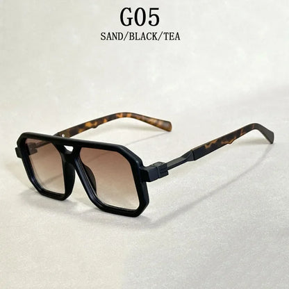 2024 Vintage Fashion Sun Protection Sunglasses – Square Retro Shades for Men & Trendy Women’s Gafas De Sol