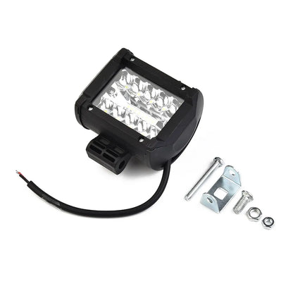 12V 60W LED Light Bar – Off-Road Spot & Flood Combo Work Light for Truck, Car, SUV, ATV, UTV & 4WD Headlight Lighting Accessories