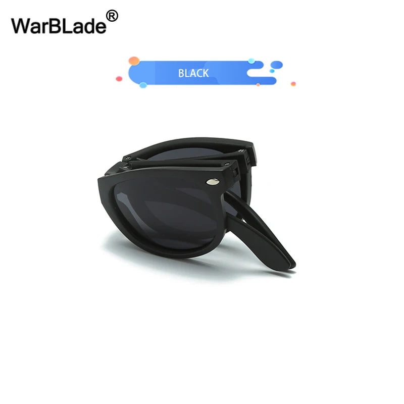 WarBlade Foldable Kids Sunglasses – Polarized UV400 Flexible Square Shades for Boys & Girls