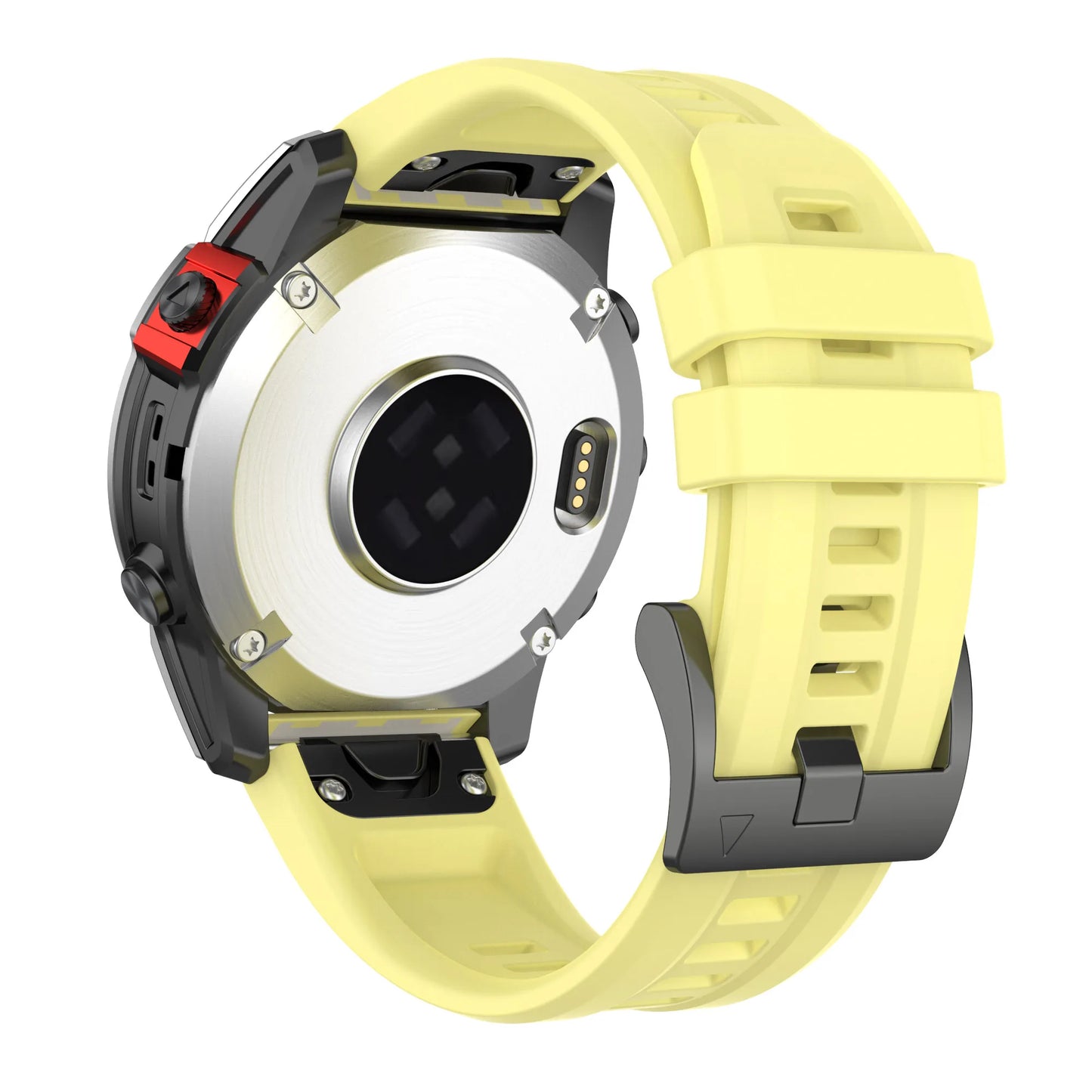 Silicone Watch Strap for Garmin Fenix 7X/7/7S/6/6X/5X/5S/3HR/945/935 – QuickFit 20/22/26mm Wrist Band