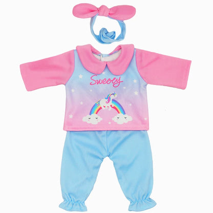 18-Inch American Girl Doll Clothes – Coat, Tights & Pants Outfit for Newborn & Baby Dolls