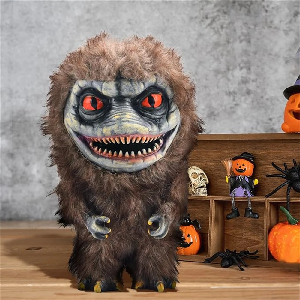 Creepy Alien Monster Plush Doll - Horror Movie Style Stuffed Toy for Halloween Party Decor and Funny Collectible Prop