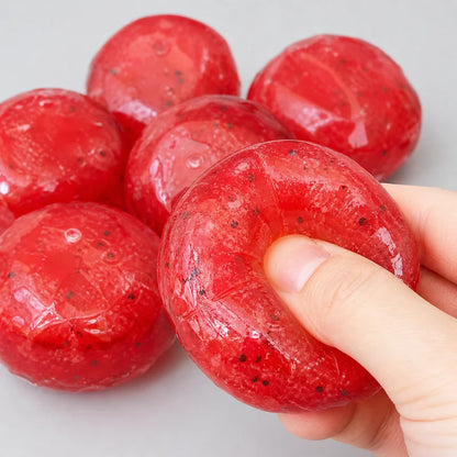 Watermelon Slushy Squishy Toy - Realistic Soft Slow-Rebound Stress Relief Squeeze Toy for Adults