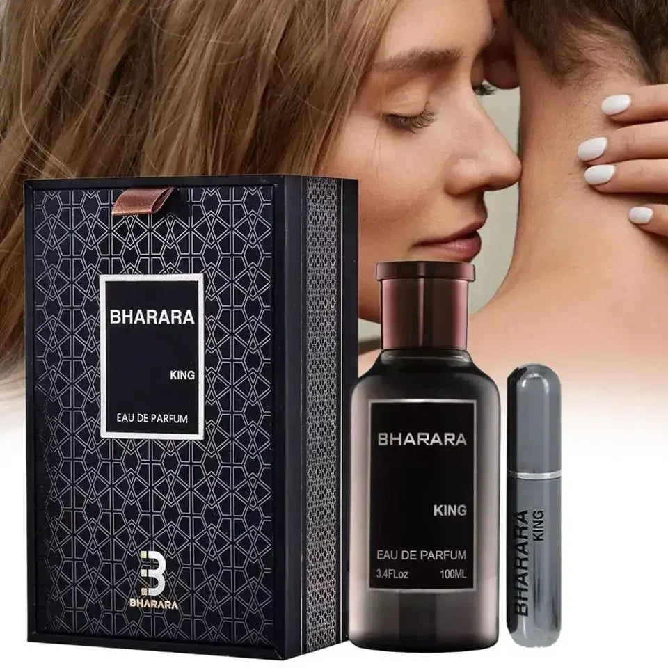 100ML Bharara King Eau De Parfum for Men — 3.4oz Spray, Sealed in High-End Gift Box, Luxury Fragrance