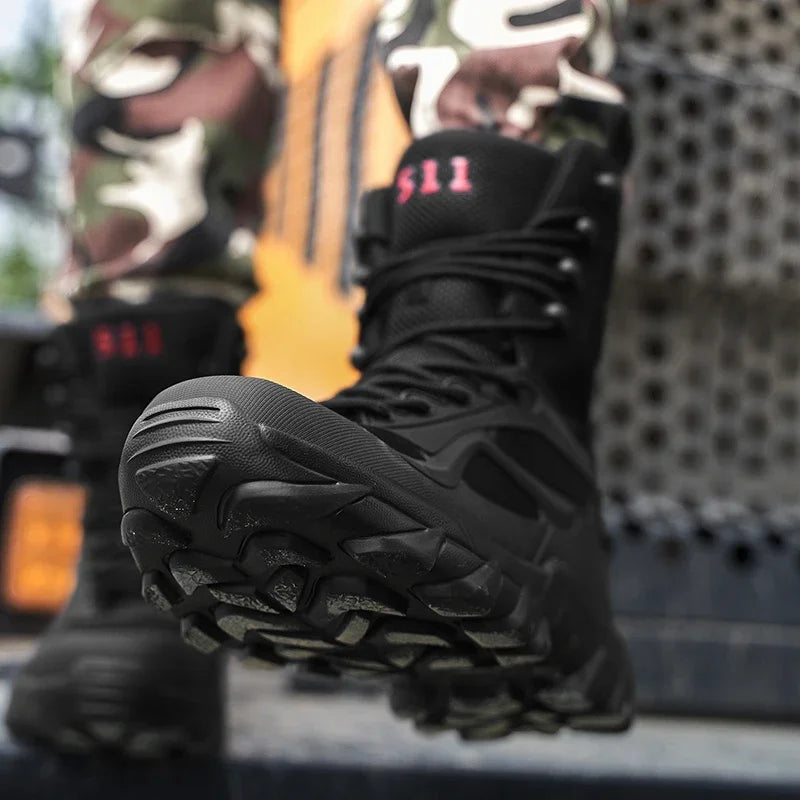 Men's Tactical Boots - Lightweight Autumn Special Forces Field Boots, Non-Slip Outdoor Shoes for Men (Zapatillas Hombre)