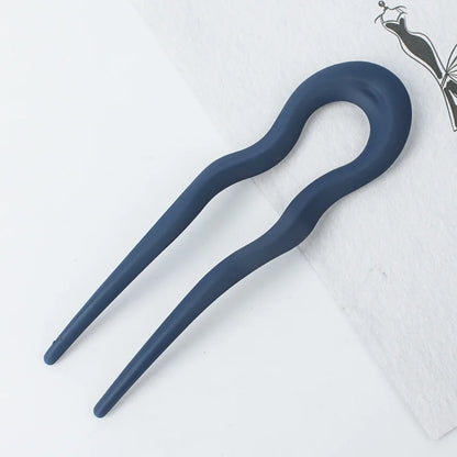 Elegant Fashion Hair Sticks Fork Hairpin - U Shape Hair Clip Pins for Women and Girls - Hair Bun Maker and Headwear Accessory