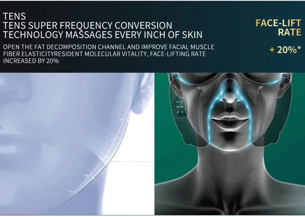 2024 Smart Facial Massager — V-Shaped Face Lifting & Firming Device, All-Round Body Shaping Anti-Aging Beauty Tool