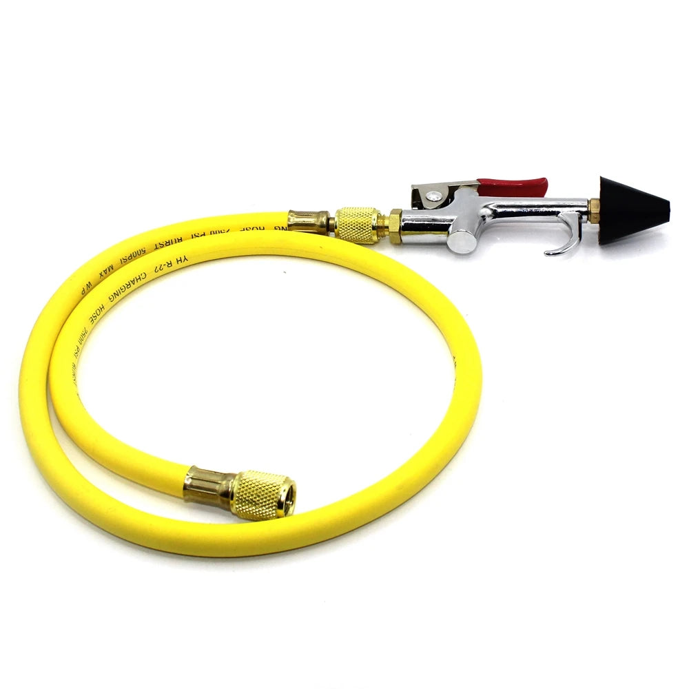 A/C System Flush Canister Gun Kit – R134a, R12, R22, R410a, R404a Air Conditioner Cleaner Set