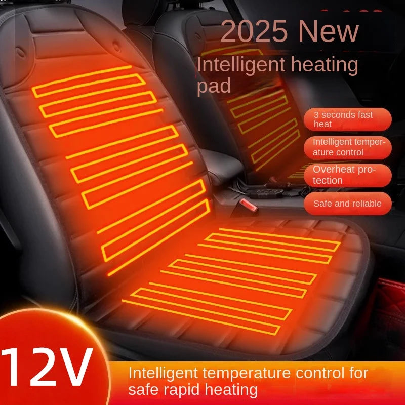 12V Car Heated Seat Cushion – Electric Quick Heating Winter Seat for Small Cars